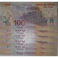 Billete 100 Pesos Conmemorativo Centenario De La Revolución, usado segunda mano   México 