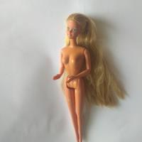 Barbie Rubia Cabello Largo Rapunzel Cintura Giratoria , usado segunda mano   México 