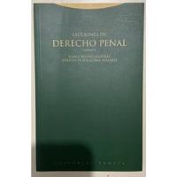 Libro Lecciones De Derecho Penal Bustos Excelente Estado, usado segunda mano   México 