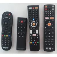 Usado, 4 Controles Televisión Netflix. !izz! Tv. Sky Hd.   C8 segunda mano   México 