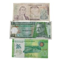 Usado, 3 Billetes Antiguos Del Mundo Nicaragua Argentina Guatemsk11 segunda mano   México 
