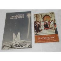 2 Libros, Bodas Indigenas, Matrimonio Indigenas De Zacoalco segunda mano   México 