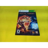 Manual Original Mortal Kombat Xbox 360, usado segunda mano   México 