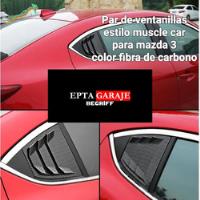 Usado, Mazda 3 Ventanillas Estilo Muscle Car Par Color Fibra Carbon segunda mano   México 
