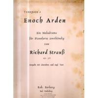 Usado, Tennyson's Enoch Arden Richard Straus Op. 38 Partitura Piano segunda mano   México 