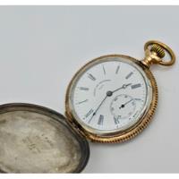 Reloj De Bolsillo American Waltham Oro Acero Vinatge , usado segunda mano   México 