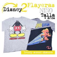 Usado, 2 Playeras Disney Niño Mickey + Increibles. La Segunda Bazar segunda mano   México 