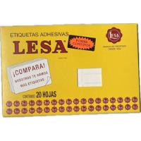 Usado, 10 Cajas Etiquetas Adhesivas Lesa No12, 00x25mm, C/800 Etiq. segunda mano   México 