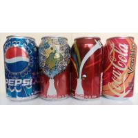 1 Lata Pepsi-cola Y 3 Latas Coca-cola Retro Vintage , usado segunda mano   México 