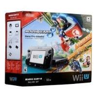 Wii U Mario Kart 8 Deluxe Set 32gb + Mando Y Videojuegos segunda mano   México 