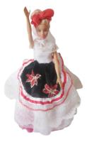 Usado, % Barbie Vestido Regional Usada 2013-2015 Original Coleccion segunda mano   México 