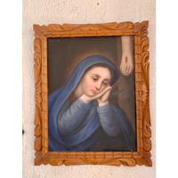 Antigua Pintura Virgen La Dolorosa, usado segunda mano   México 