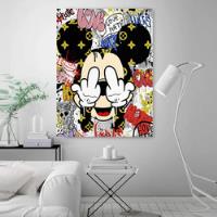 Usado, Mickey Mouse Cuadro Artístico Decorativo Moderno Canvas  segunda mano   México 