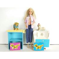 Barbie Veterinaria Set Perritos Muebles 1999, usado segunda mano   México 